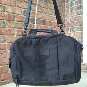 Brenthaven Black Nylon Laptop Carryall Travel Bag